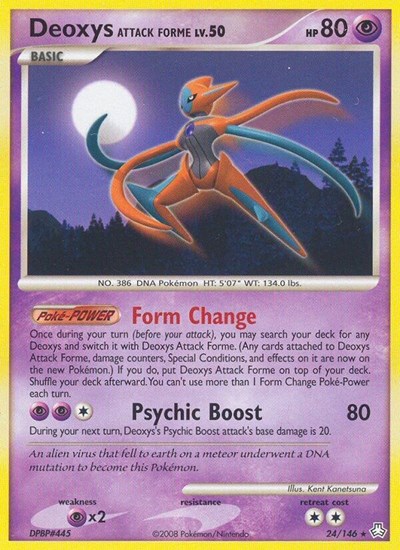 Deoxys Attack Forme #24 Legends Awakened