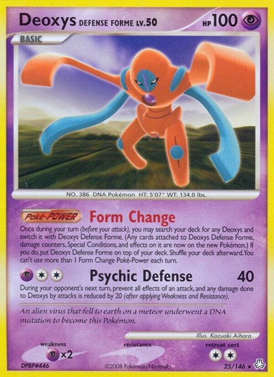 Deoxys Defense Forme #25 Legends Awakened