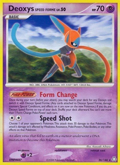Deoxys Speed Forme #26 Legends Awakened