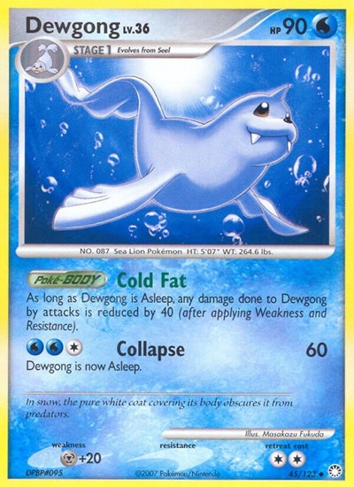Dewgong #45 Mysterious Treasures