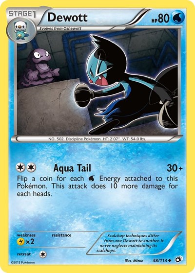 Dewott #38 Legendary Treasures
