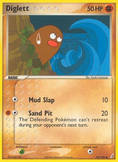Diglett #50 Crystal Guardians