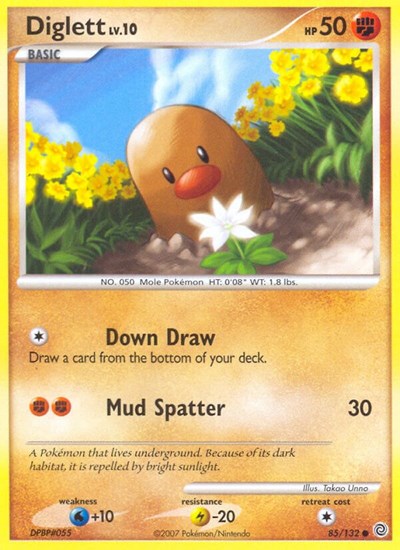 Diglett #85 Secret Wonders