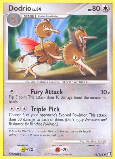 Dodrio #46 Mysterious Treasures