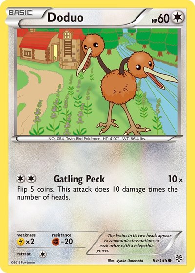 Doduo #99 Plasma Storm
