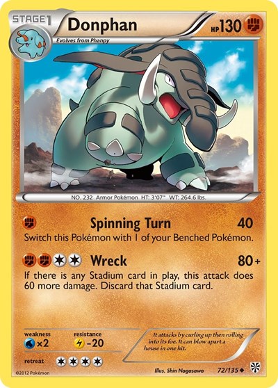 Donphan #72 Plasma Storm