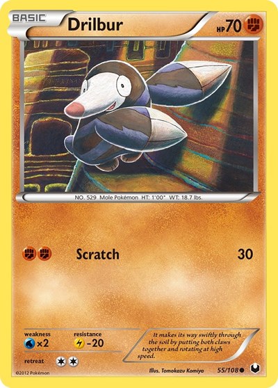 Drilbur #55 Dark Explorers