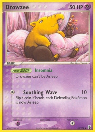 Drowzee #54 Team Rocket Returns
