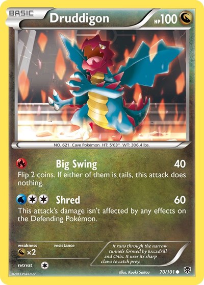Druddigon #70 Plasma Blast