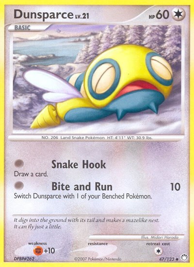 Dunsparce #47 Mysterious Treasures