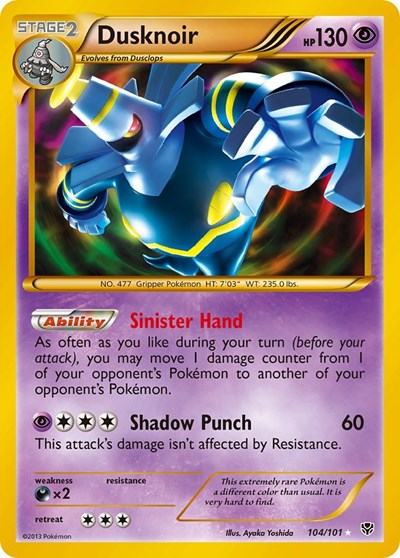 Dusknoir #104 Plasma Blast