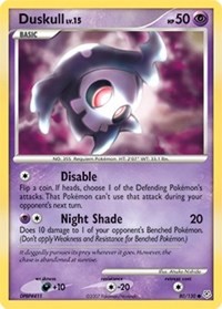 Duskull #80 Diamond and Pearl