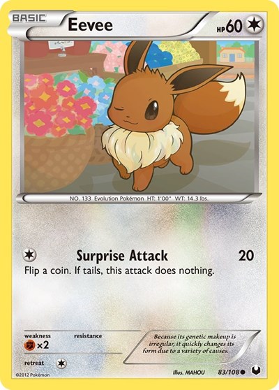 Eevee #83 Dark Explorers