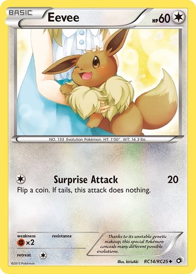 Eevee #RC14 Legendary Treasures: Radiant Collection
