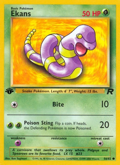 Ekans #56 Team Rocket