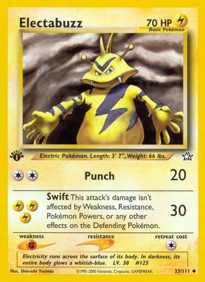 Electabuzz #33 Neo Genesis