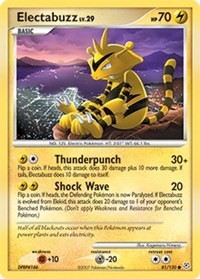 Electabuzz #81 Diamond and Pearl