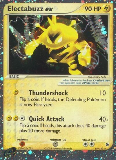 Electabuzz ex #97 EX Ruby and Sapphire