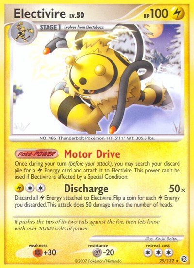 Electivire #25 Secret Wonders