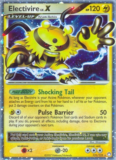 Electivire LV.X #121 Mysterious Treasures
