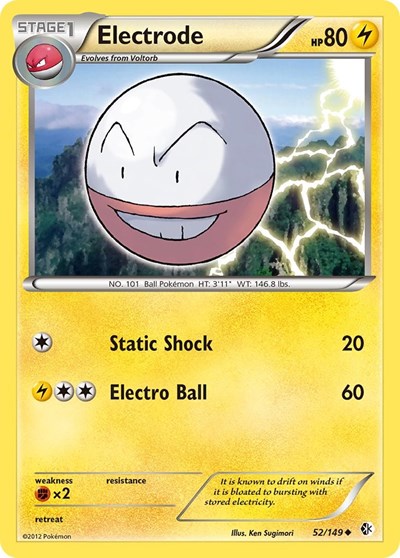 Electrode #52 Boundaries Crossed