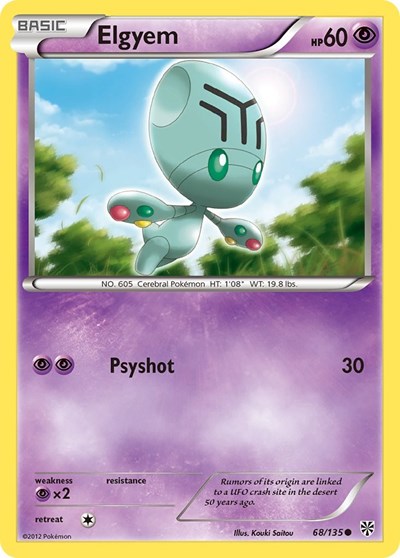 Elgyem #68 Plasma Storm