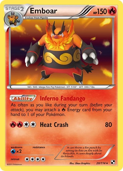 Emboar Black and White #20