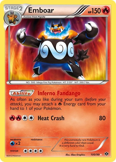 Emboar #100 Next Destinies