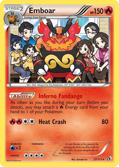 Emboar #27 Legendary Treasures