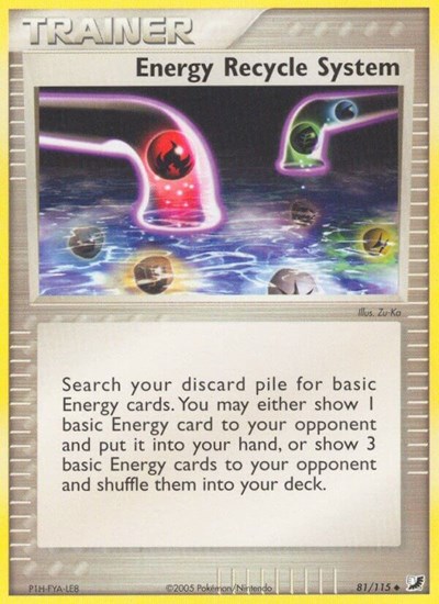 Energy Recycle System #81 Unseen Forces