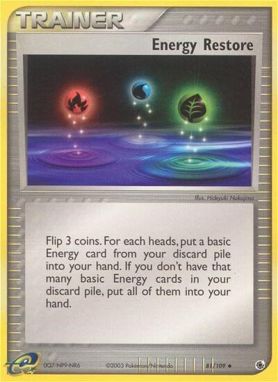 Energy Restore #81 EX Ruby and Sapphire