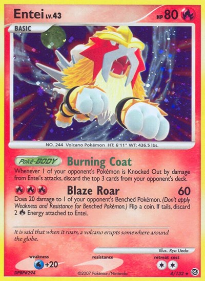 Entei #4 Secret Wonders