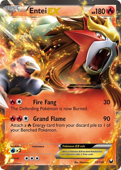 Entei EX #13 Dark Explorers