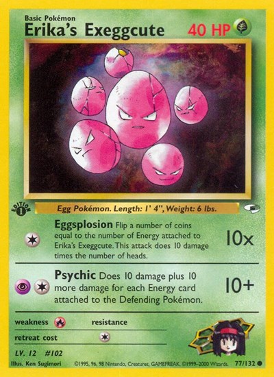 Erika's Exeggcute #77 Gym Heroes