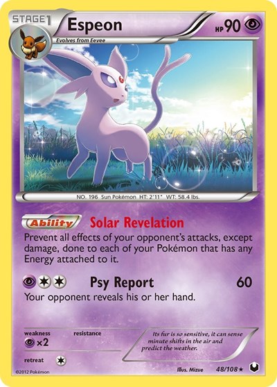 Espeon #48 Dark Explorers
