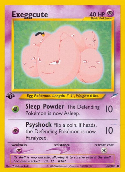 Exeggcute #64 Neo Destiny