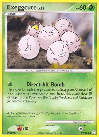 Exeggcute #82 Mysterious Treasures