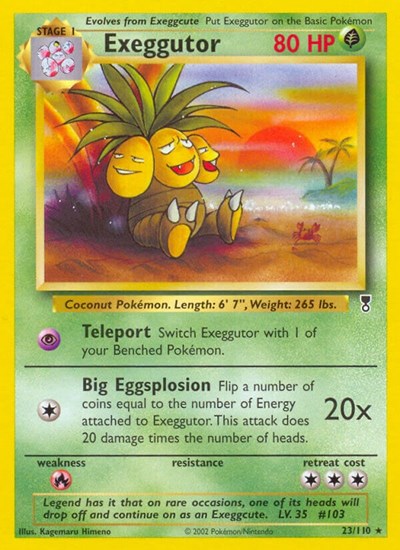 Exeggutor #23 Legendary Collection