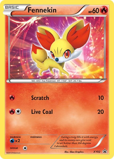 Fennekin #XY02 XY Promos