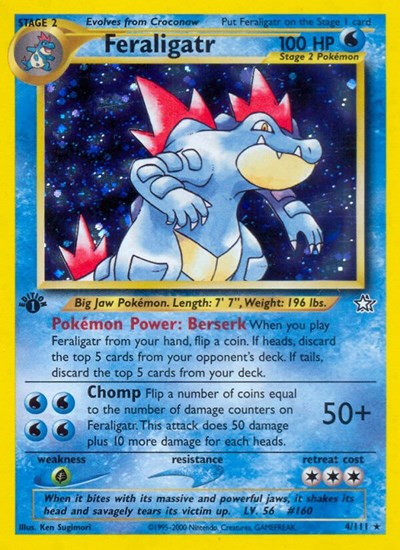 Feraligatr #4 Neo Genesis