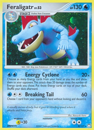 Feraligatr #8 Mysterious Treasures