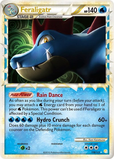 Feraligatr #108 HeartGold SoulSilver