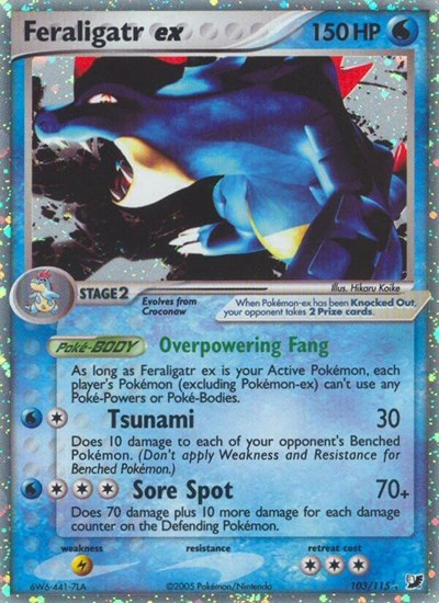 Feraligatr ex #103 Unseen Forces