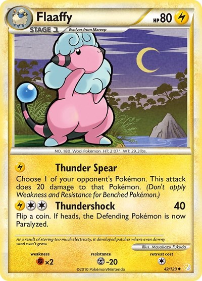 Flaaffy #42 HeartGold SoulSilver