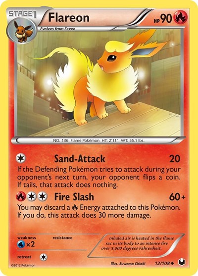 Flareon #12 Dark Explorers