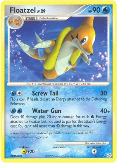 Floatzel #26 Diamond and Pearl