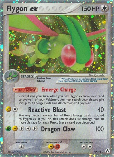 Flygon ex #87 Legend Maker