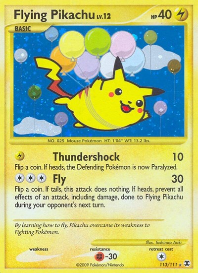Flying Pikachu #113 Rising Rivals