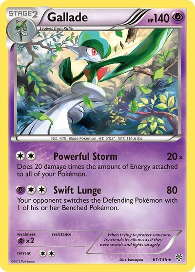 Gallade #61 Plasma Storm