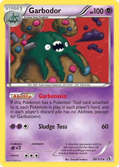 Garbodor #68 Legendary Treasures